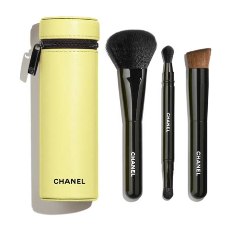 chanel brush set limited edition|chanel professional makeup brush set.